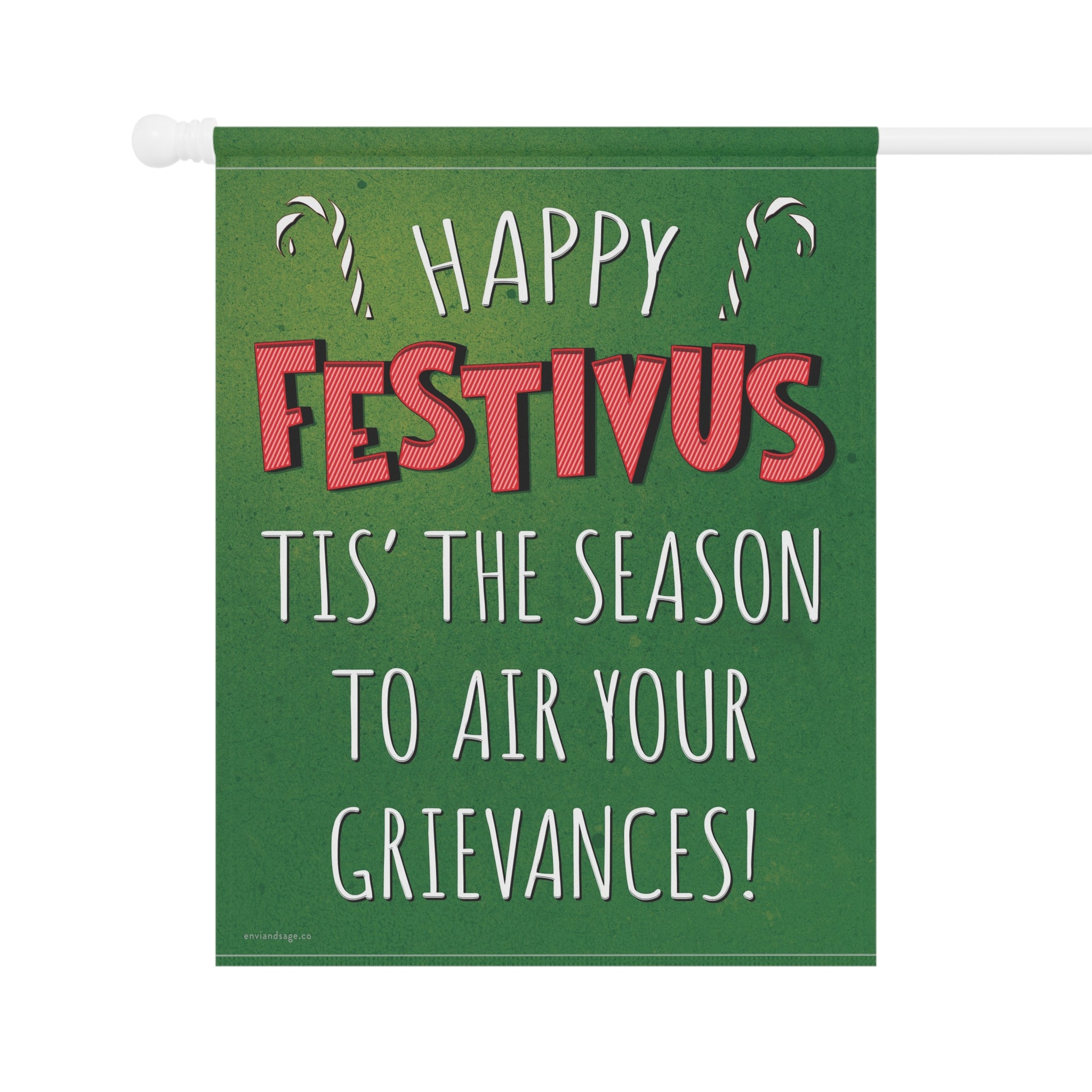 Happy Festivus Air Your Grievances Funny Christmas Flag