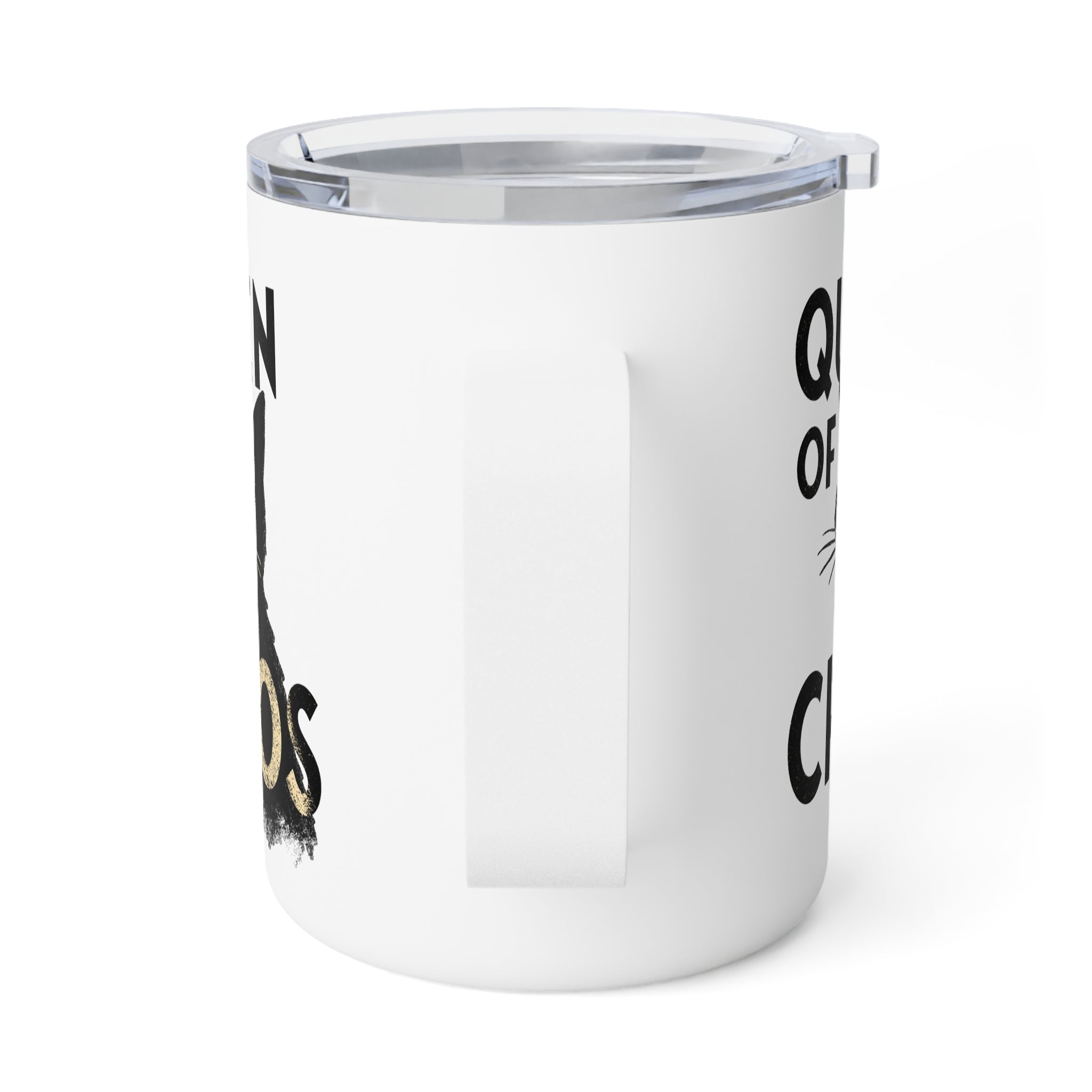 Queen of Chaos Black Cat Stainless Steel Travel Mug 10oz