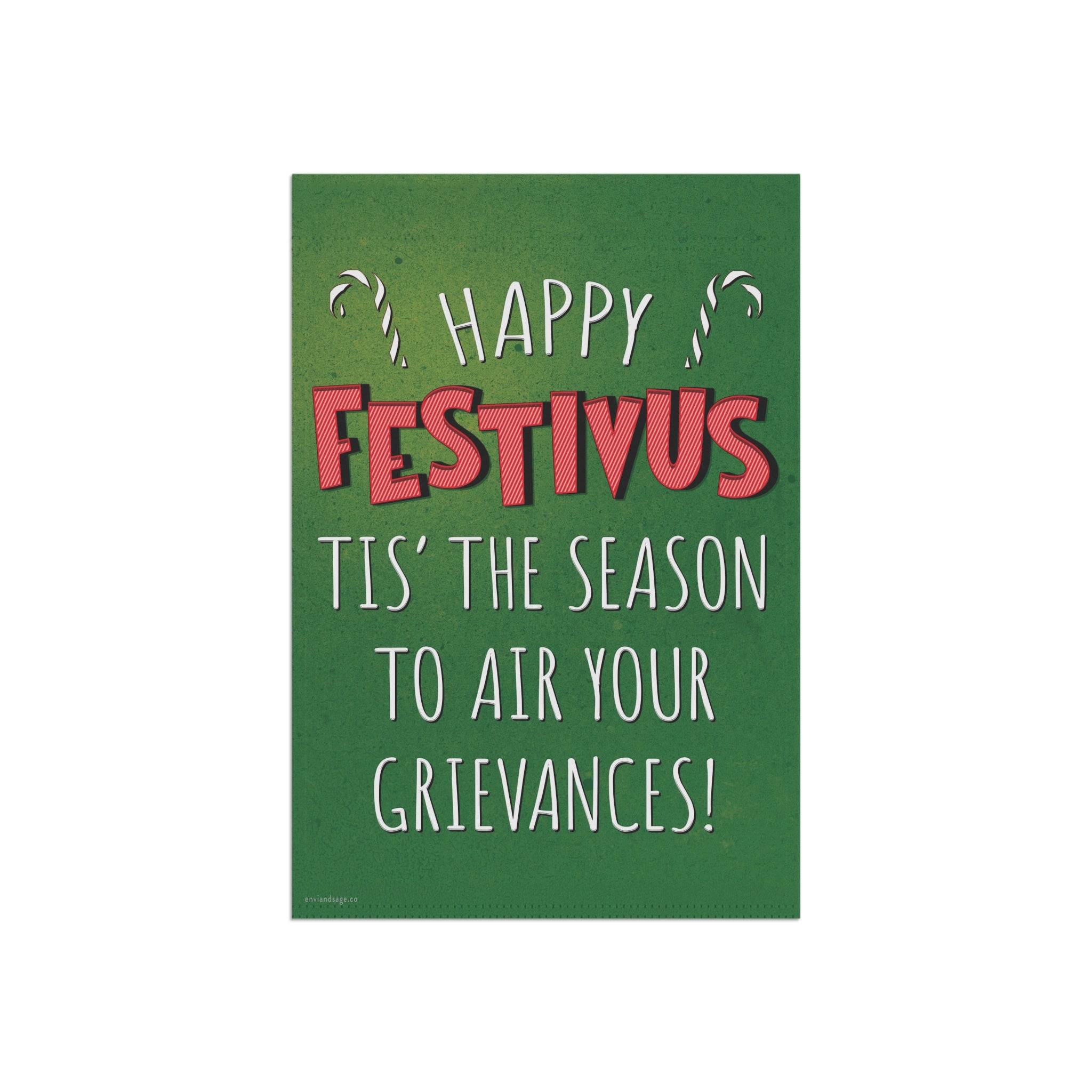 Happy Festivus Air Your Grievances Funny Christmas Flag