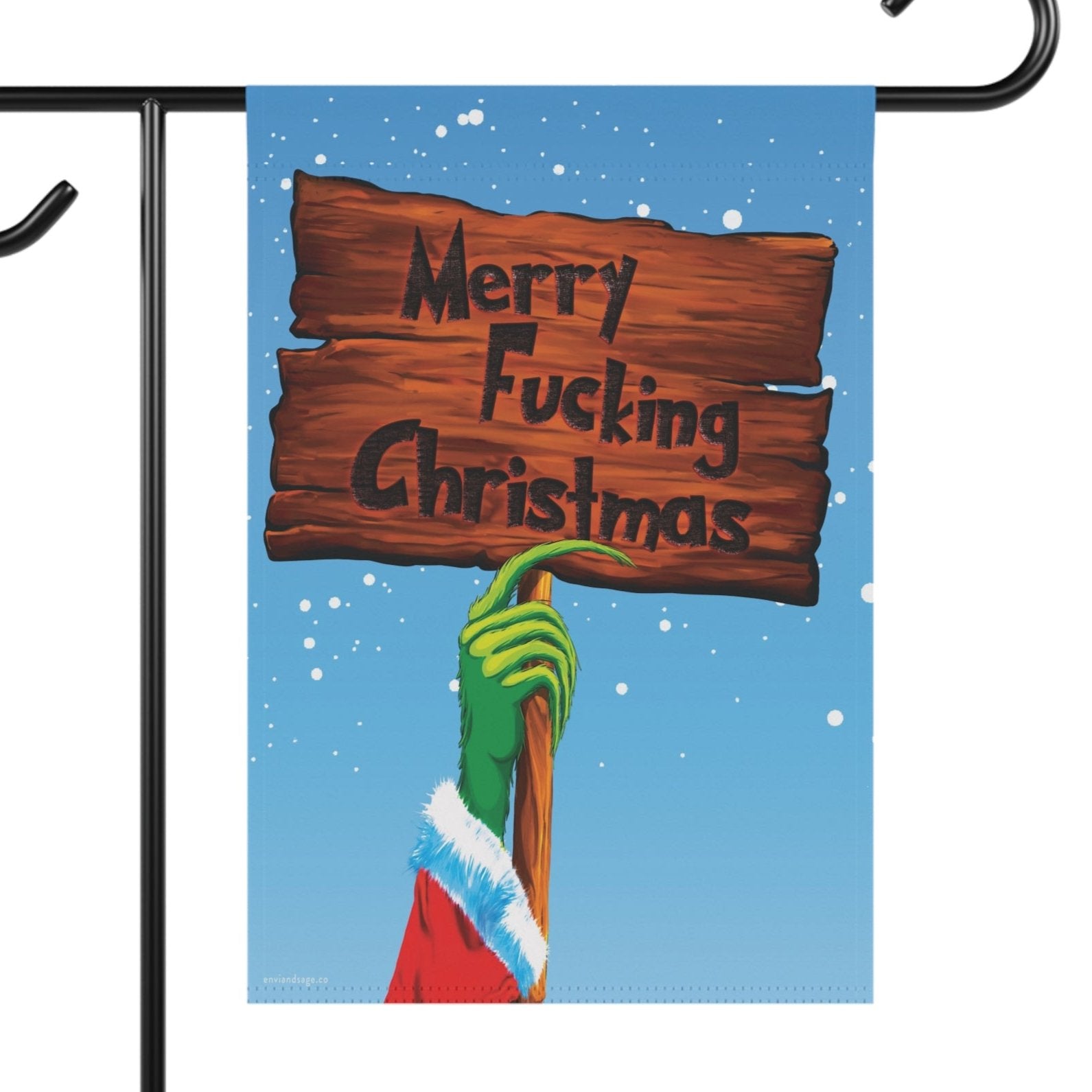 Merry Fucking Christmas Grinch Christmas Flag