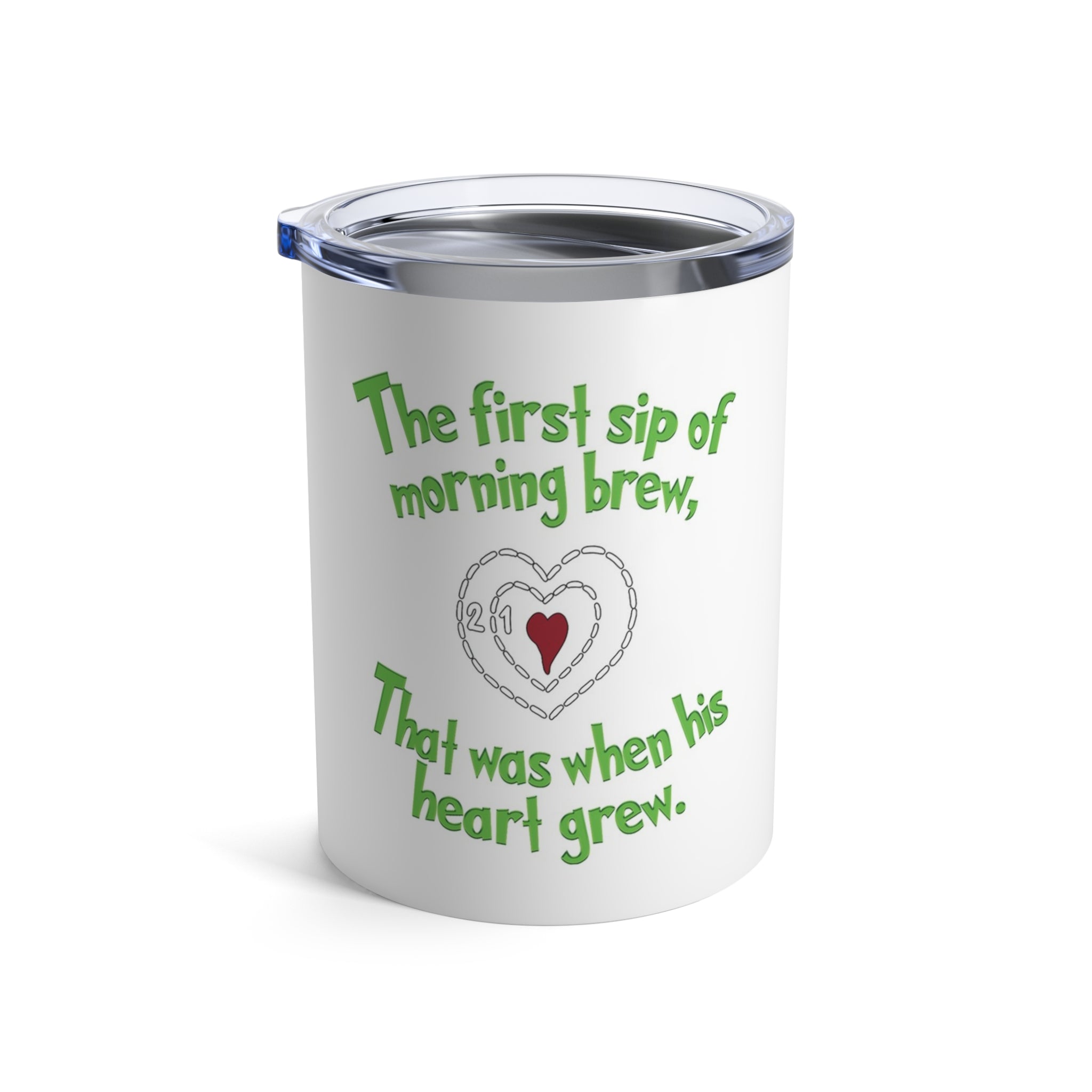 The Grinch Heart Grows Tumbler 10oz