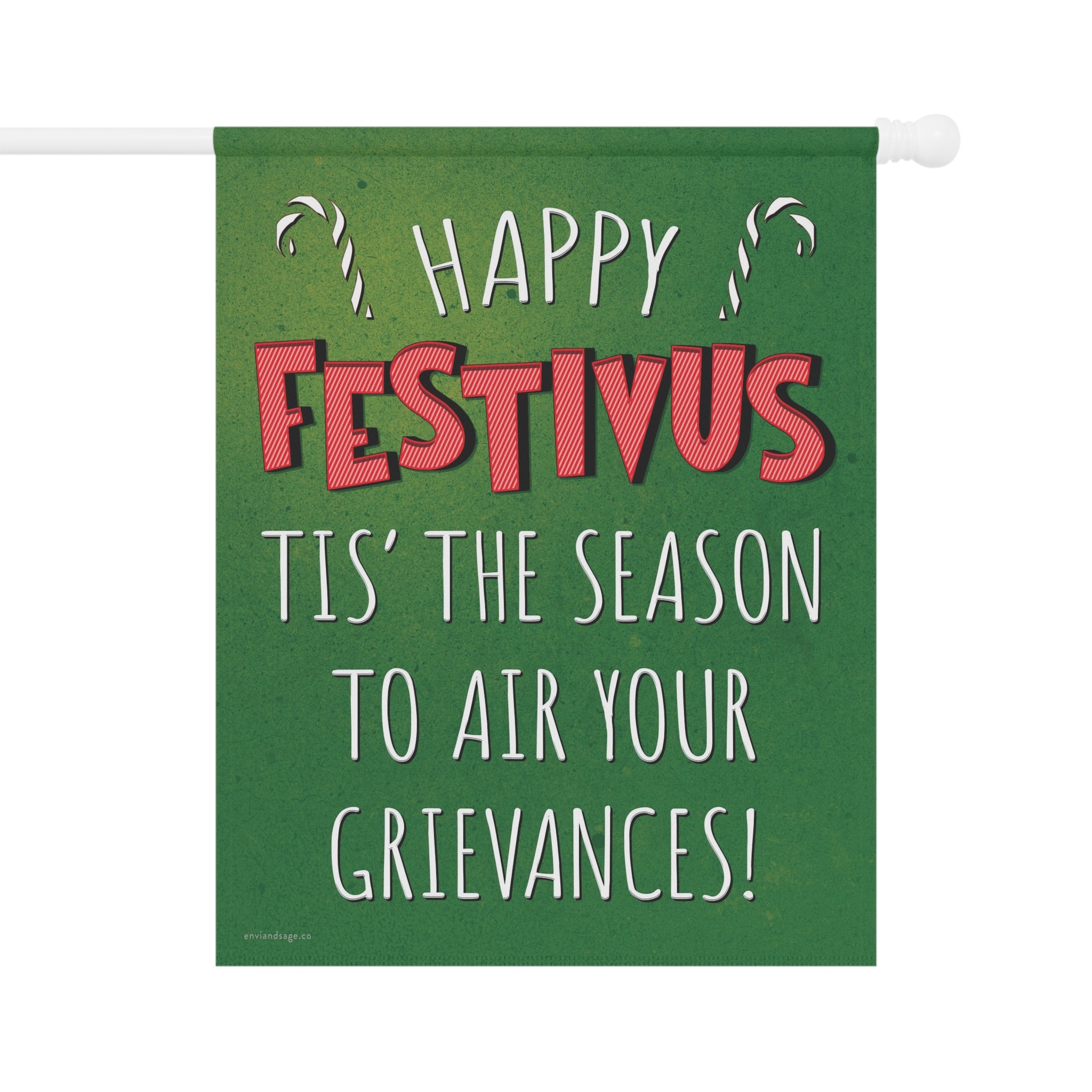 Happy Festivus Air Your Grievances Funny Christmas Flag