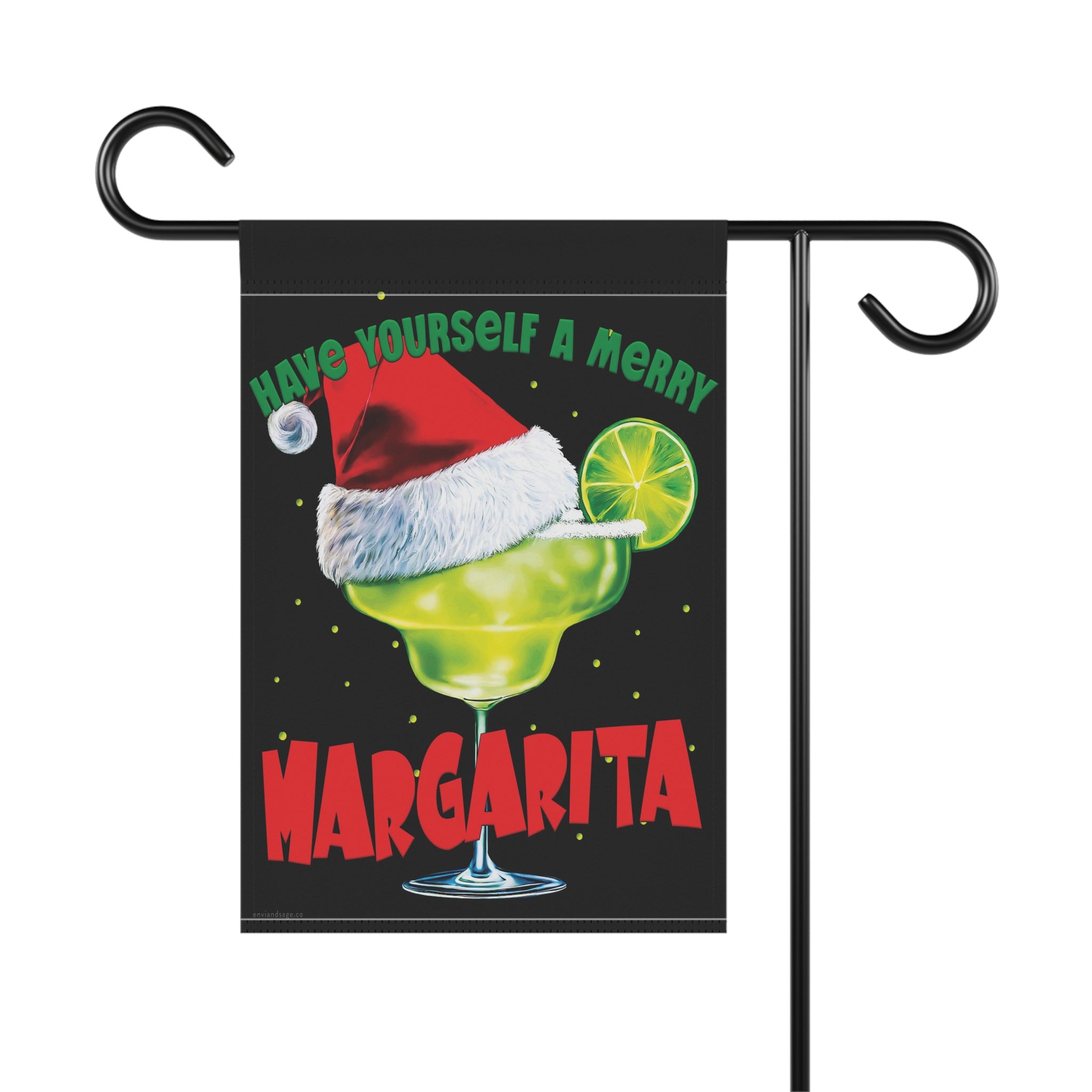Have Yourself a Merry Margarita Funny Holiday Christmas Flag