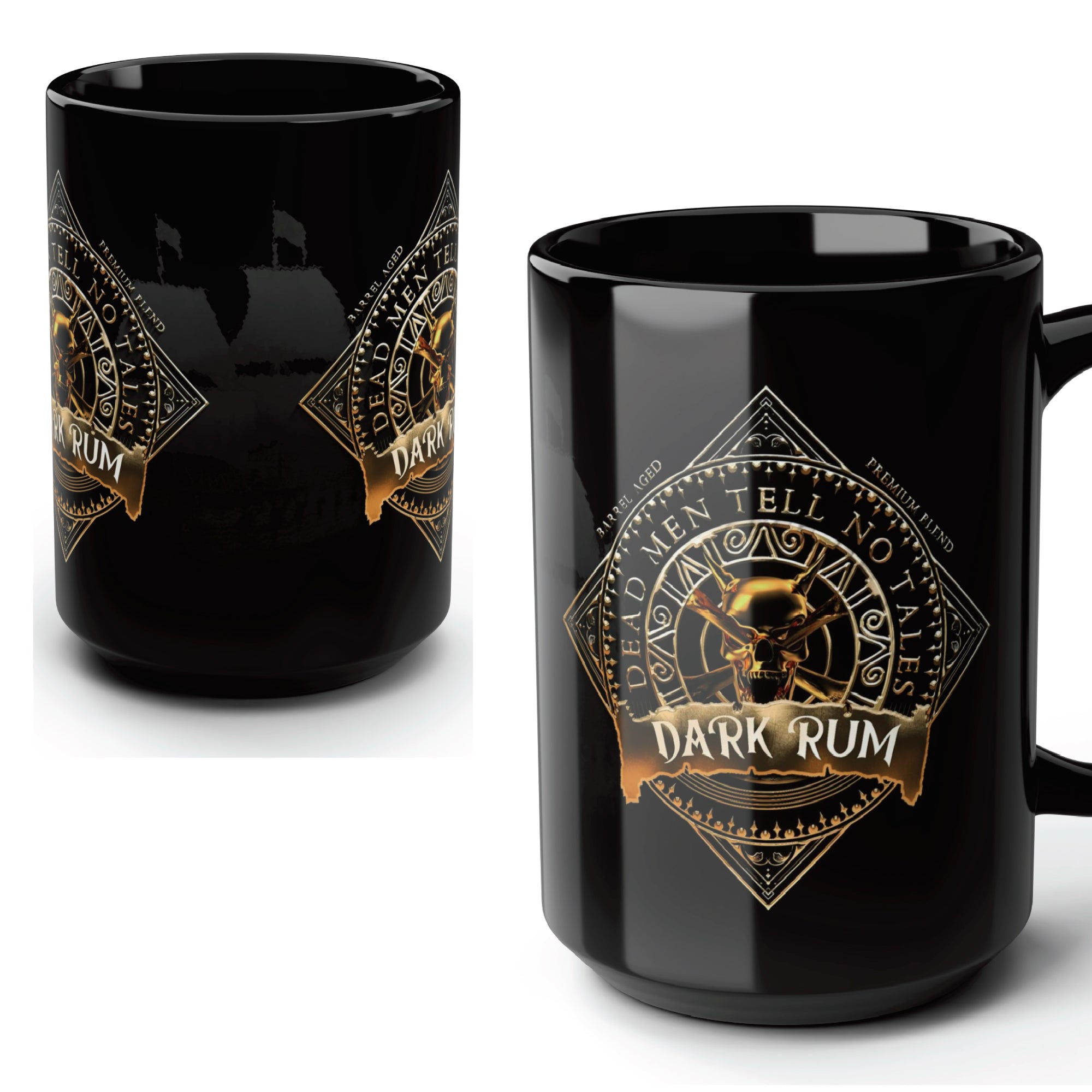 Pirates Dark Rum Mug 15oz